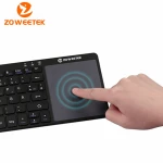 Teclado portátil ultra fino con touchpad para Kodi y XBMC