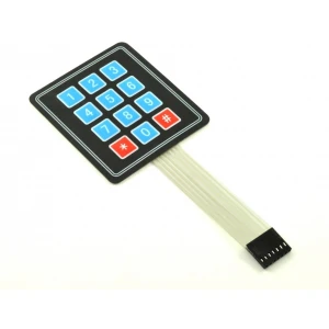 Flexible 4x3 Matrix Keypad Compatible with Arduino for Electronics Projects