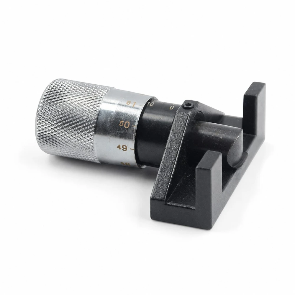 Mechanical tension gauge for timing belts and ancillary drive belts