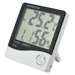 HTC1 Digital Thermometer Hygrometer and Clock with Alarm