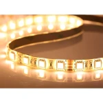 5m warm white 12V LED strip SMD5050 60LED/m 14W for indoor and outdoor use