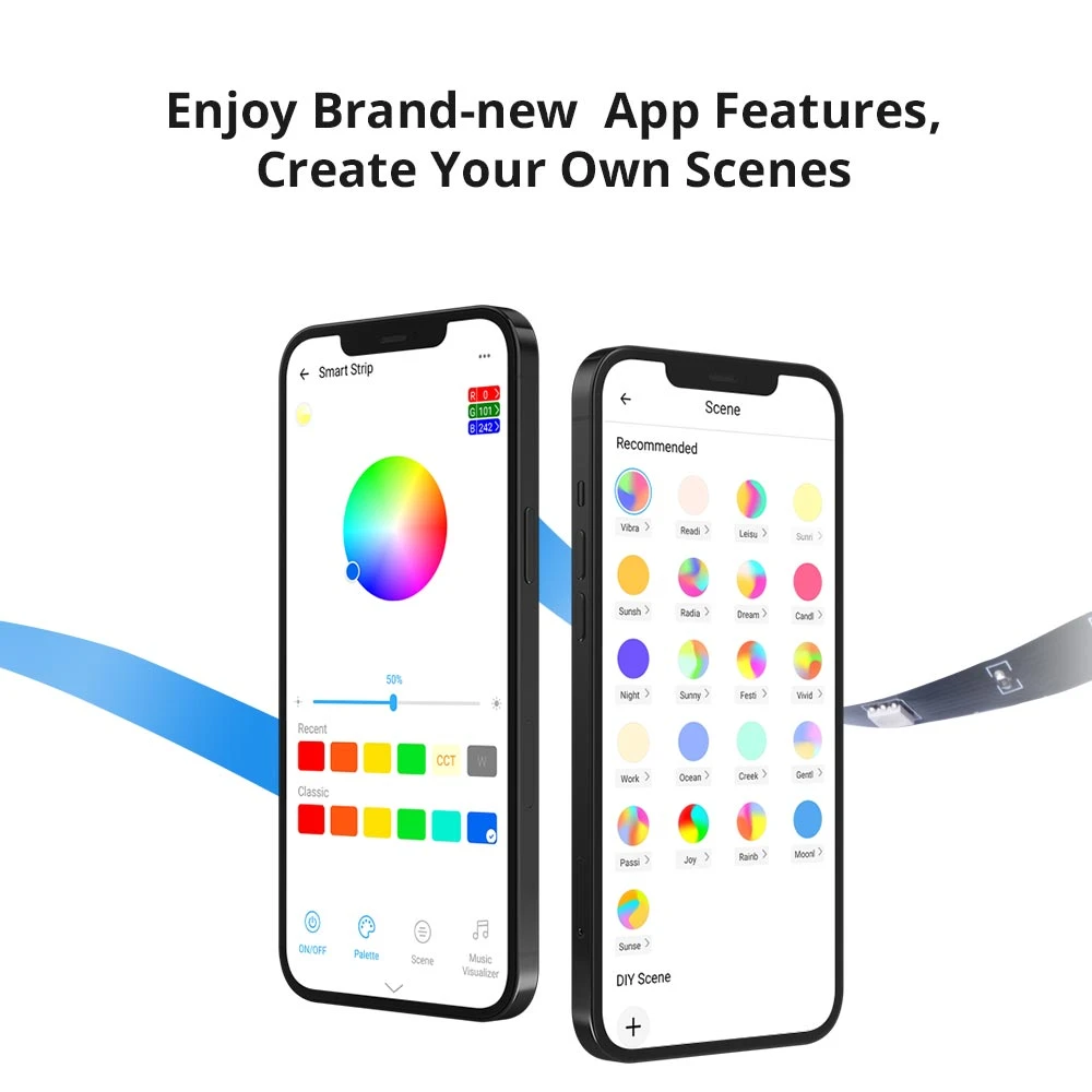 Tira LED flexible y recortable SONOFF L2 Lite 5 metros
