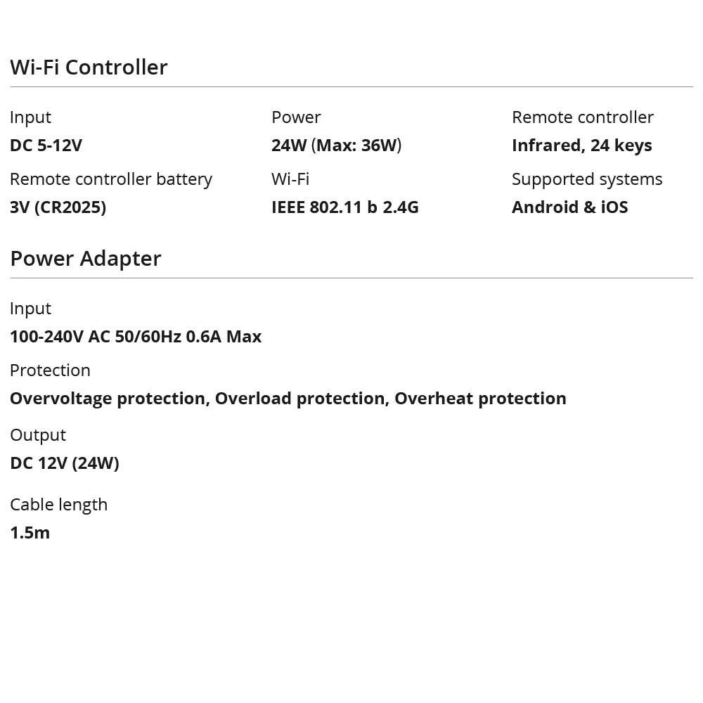 SONOFF L2 Lite 5 metre Smart WiFi LED Strip with Remote and App