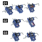 100mm TSX TOOL bench vice for precise, robust work