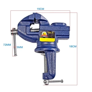 360° swivel vice SK295 with secure clamp SHEK