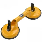 Double suction cup glass lifter for car with high load capacity