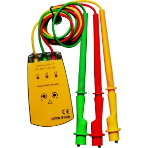 Victor VC850A 3-Phase and Motor Rotation Tester for Electrical Diagnostics
