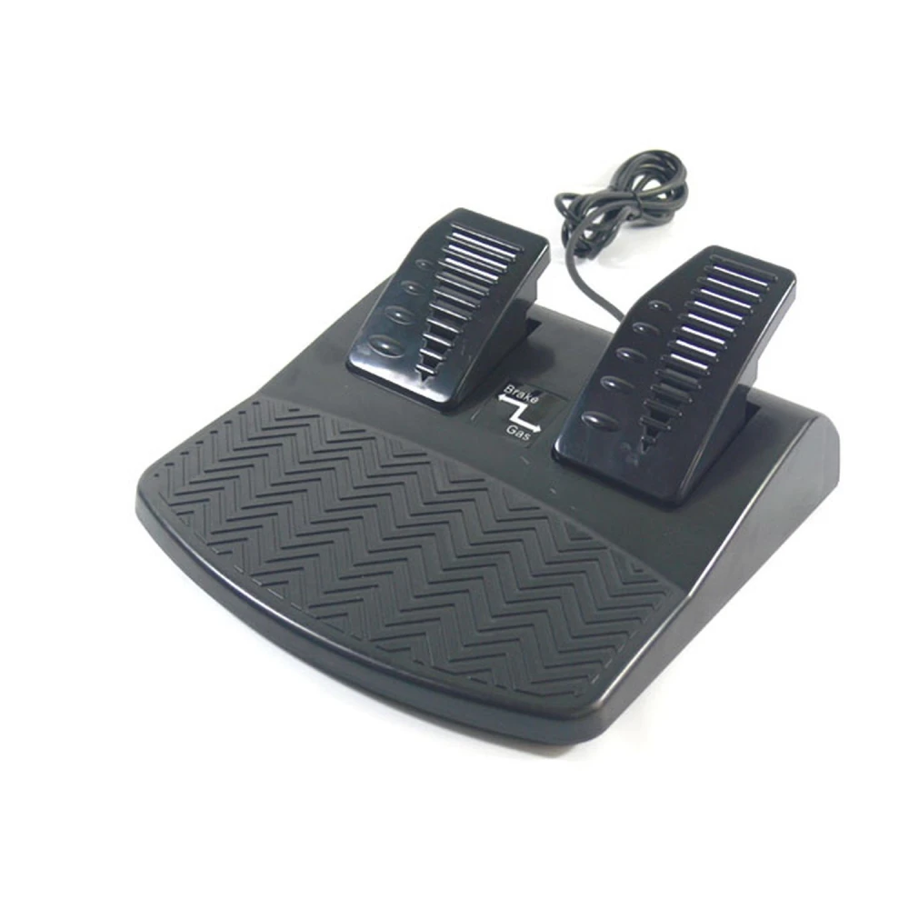 Compatible racing wheel with gears and pedals for PS3, PS2 and PC