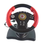 Compatible racing wheel with gears and pedals for PS3, PS2 and PC