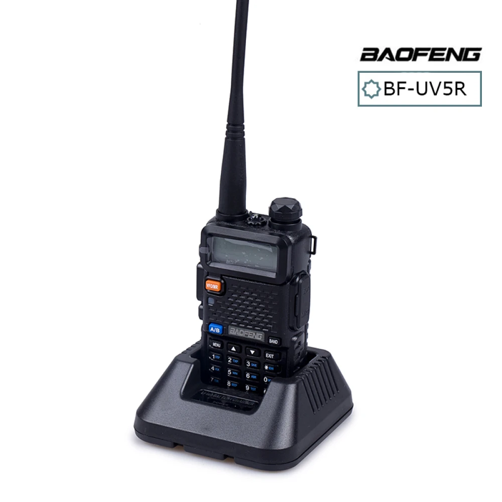 Baofeng UV-5R 8W Walkie Talkie with Earpiece and Dual Band Radio VHF/UHF