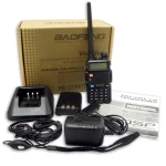 Baofeng UV-5R 8W Walkie Talkie with Earpiece and Dual Band Radio VHF/UHF