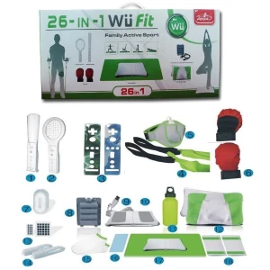 Wii Fit 26-in-1 Family Active Sports Pack - Complete Wii Fit accessory kit
