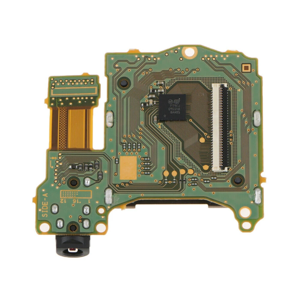 Nintendo Switch cartridge reader socket with headphone jack and cartridge slot