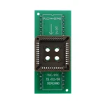 PLCC44 to DIP40 programmer socket compatible with satkit programmers