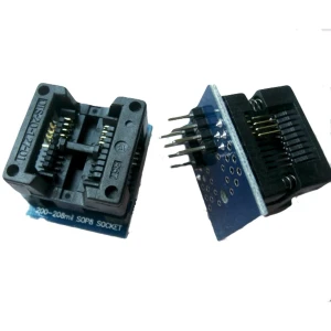 SOP8 to DIP8 programmer socket - easy insertion Mod 200mil satkit