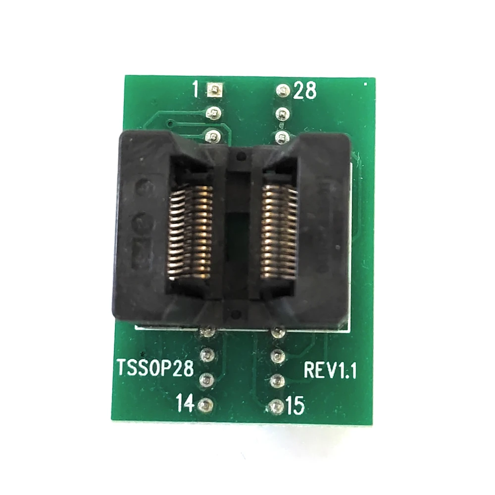 TSOP28 to DIP28 programming socket with easy insertion for satkit programmers