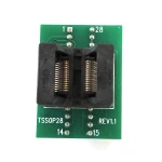 TSOP28 to DIP28 programming socket with easy insertion for satkit programmers